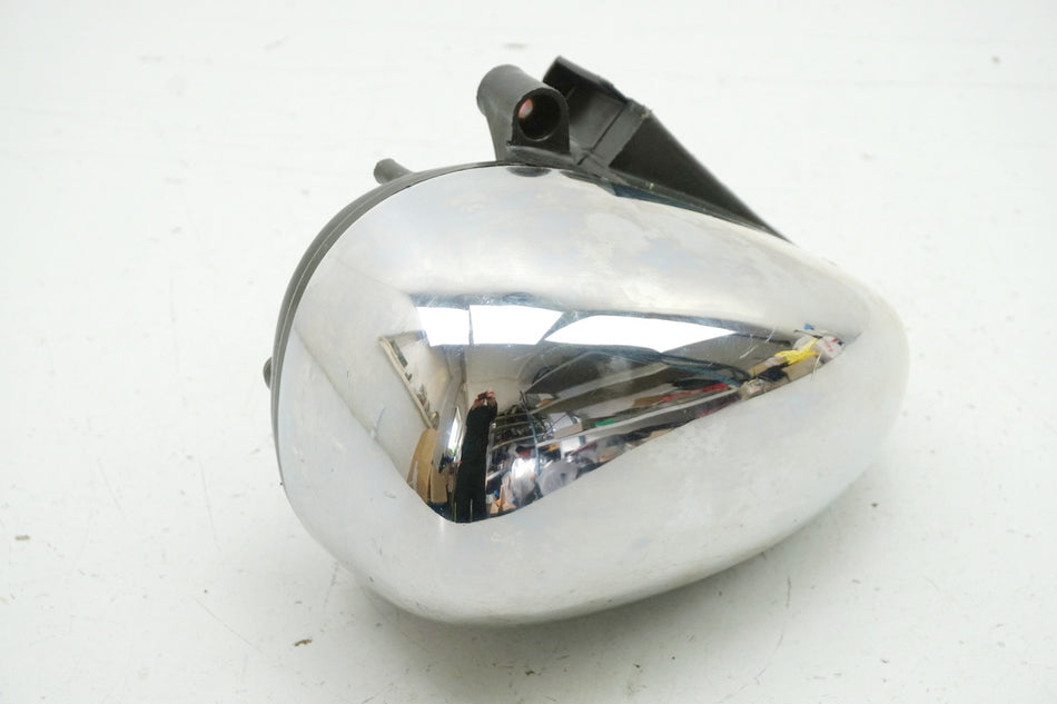 YAMAHA XV 250 2UJ VIRAGO Caja de filtro de aire derecha Tapa de filtro de aire Cromado Forma de huevo