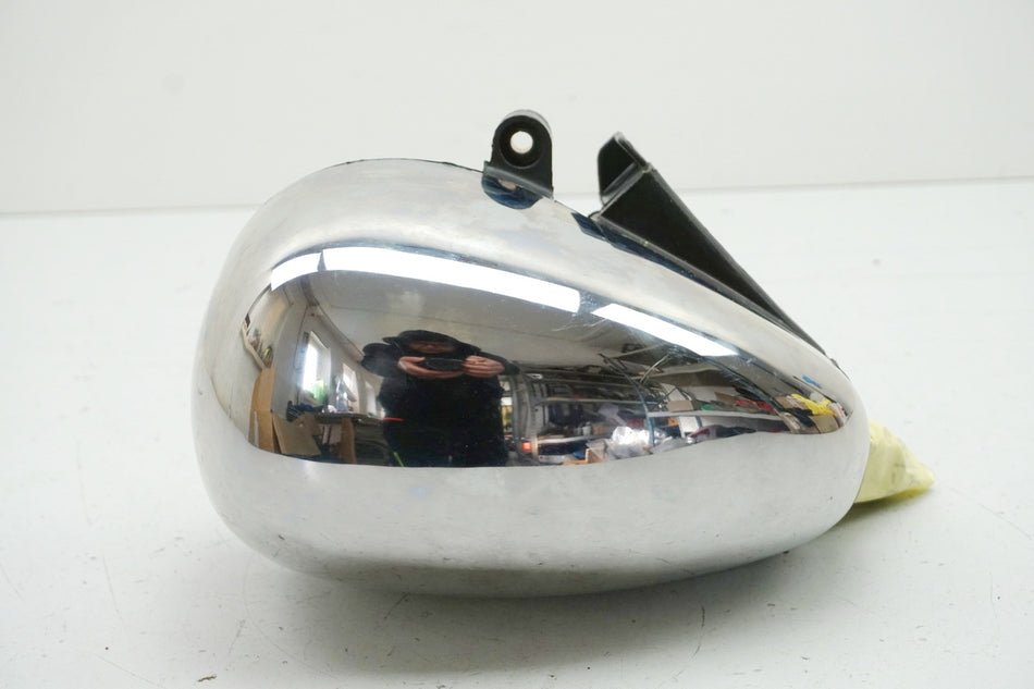 YAMAHA XV 250 2UJ VIRAGO Caja de filtro de aire derecha Tapa de filtro de aire Cromado Forma de huevo