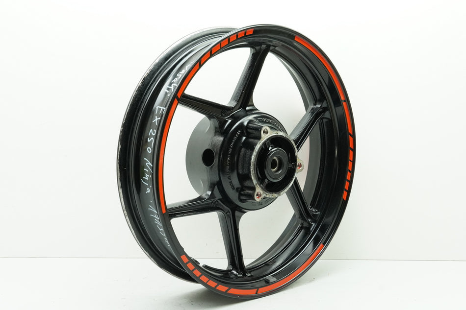 KAWASAKI NINJA 250 R EX250K Llanta trasera Rueda J17 x MT 3.50 R-0066