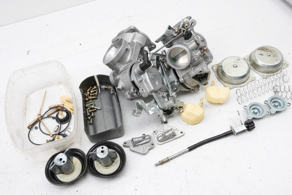KAWASAKI VN 750 A-D Vulkan Twin Carburadores Keihin Válvulas de aceleración limpiadas por ultrasonidos