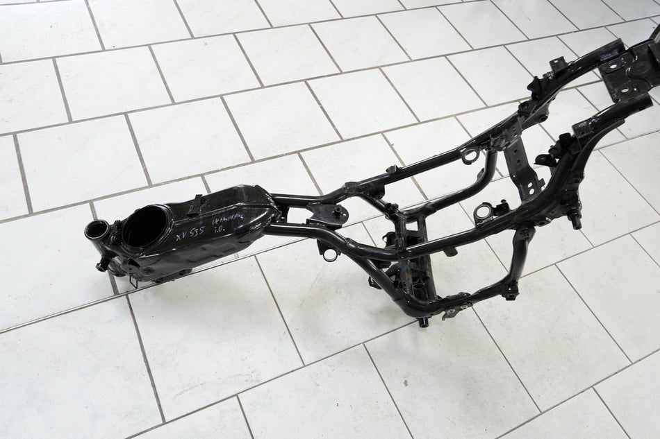 YAMAHA XV 535 VIRAGO 2YL FRAME & TITLE - ACCIDENT-FREE & MEASUREMENT PROTOCOL