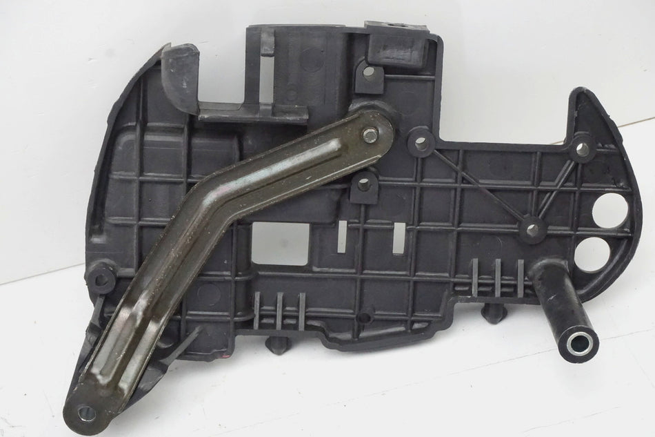 YAMAHA XV 750 4PW VIRAGO Soporte Cubierta cromada izquierda Tapa Airbox Soporte