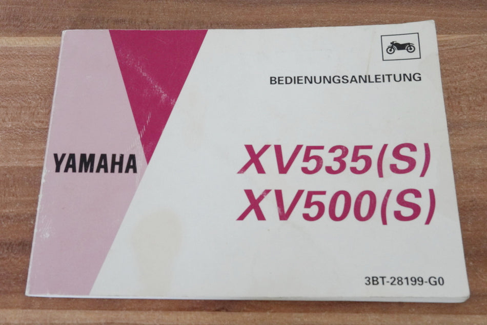 MANUAL DE INSTRUCCIONES YAMAHA XV 535 S / XV 500 S 3BT (3BT-28199-G0)