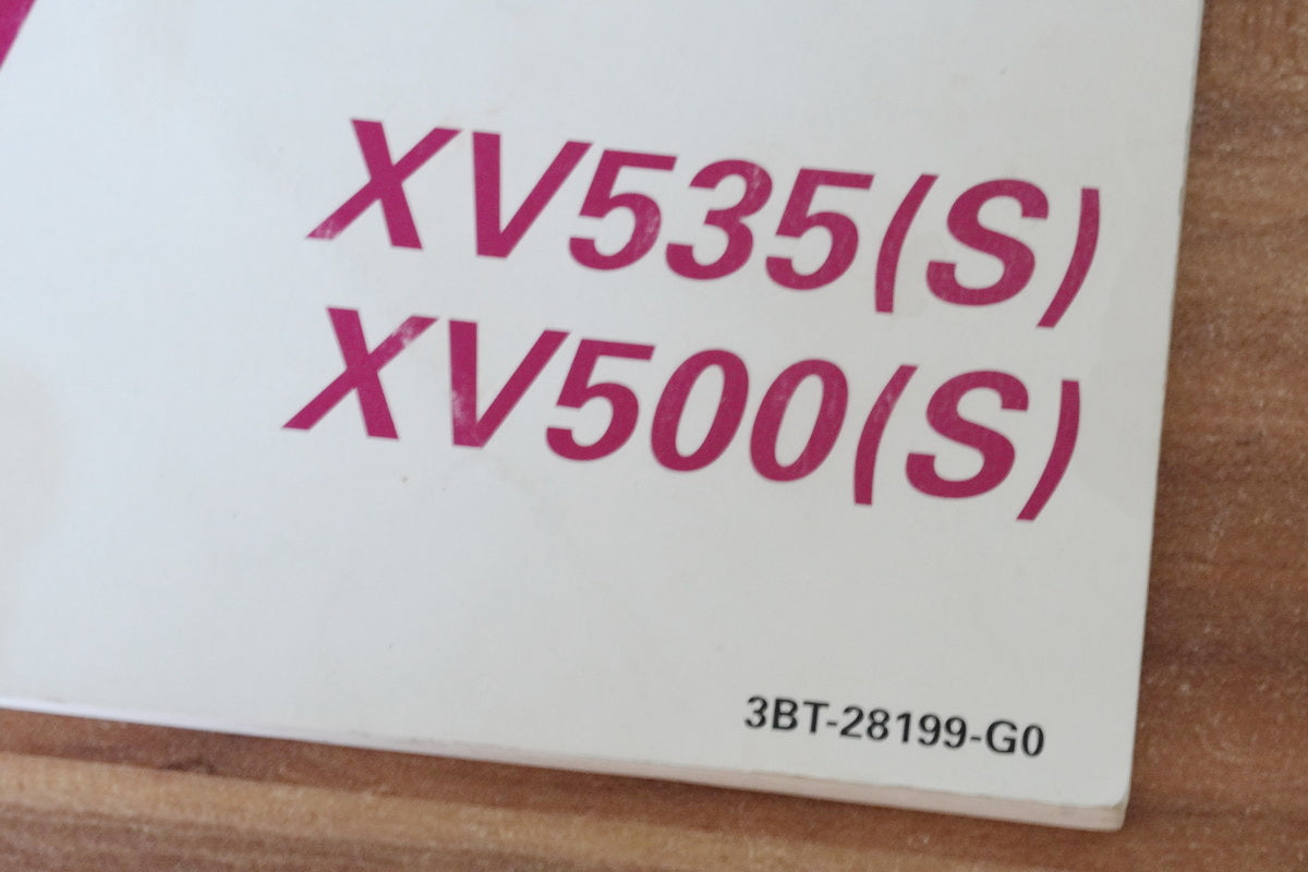 MANUAL DE INSTRUCCIONES YAMAHA XV 535 S / XV 500 S 3BT (3BT-28199-G0)