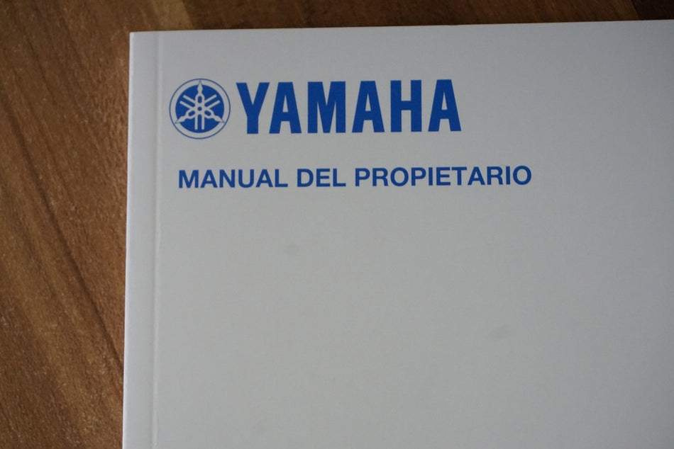 YAMAHA MT 125 A RE39 Owner's Manual Operating Instructions - Spanish