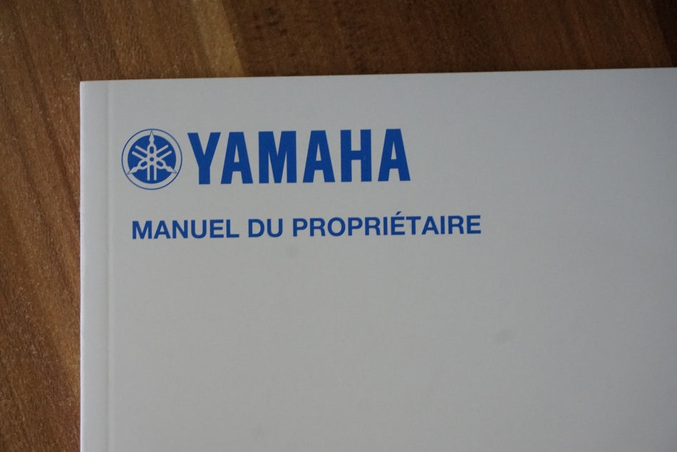 YAMAHA MT 125 A RE39 Owner's Manual Handbook Operating Instructions - French