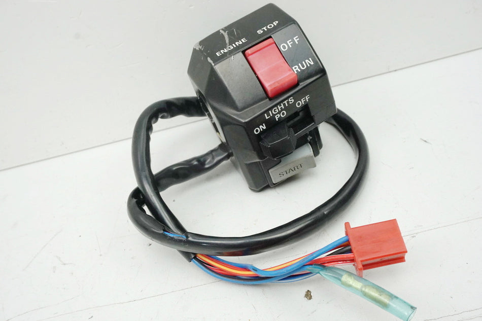 YAMAHA XV 750 4PW VIRAGO Interruptor manillar derecho Interruptor Parada de motor