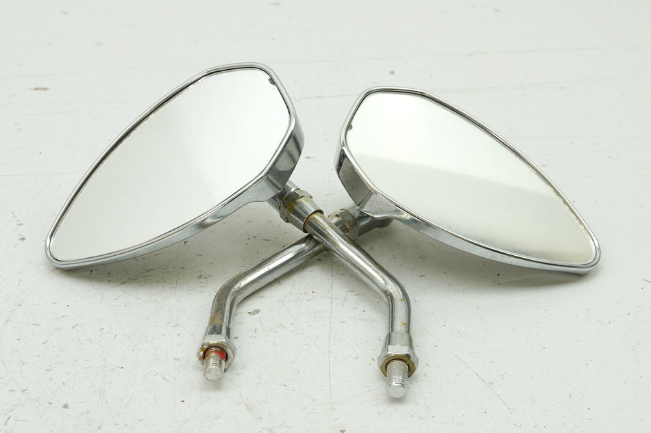 YAMAHA XV 750 3AL VIRAGO Spiegel Satz Rückspiegel Satz aus Zubehör Chrom