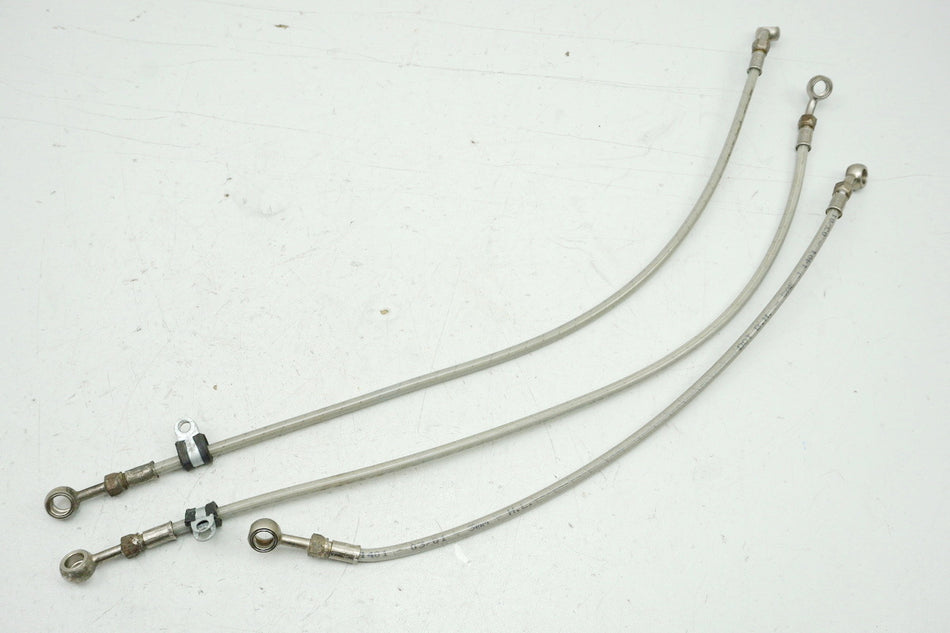 YAMAHA XV 750 4PW VIRAGO Latiguillos de freno delanteros de acero flexible 95-97