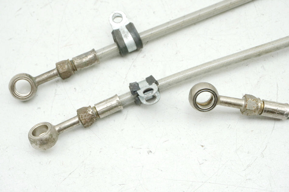YAMAHA XV 750 4PW VIRAGO Latiguillos de freno delanteros de acero flexible 95-97