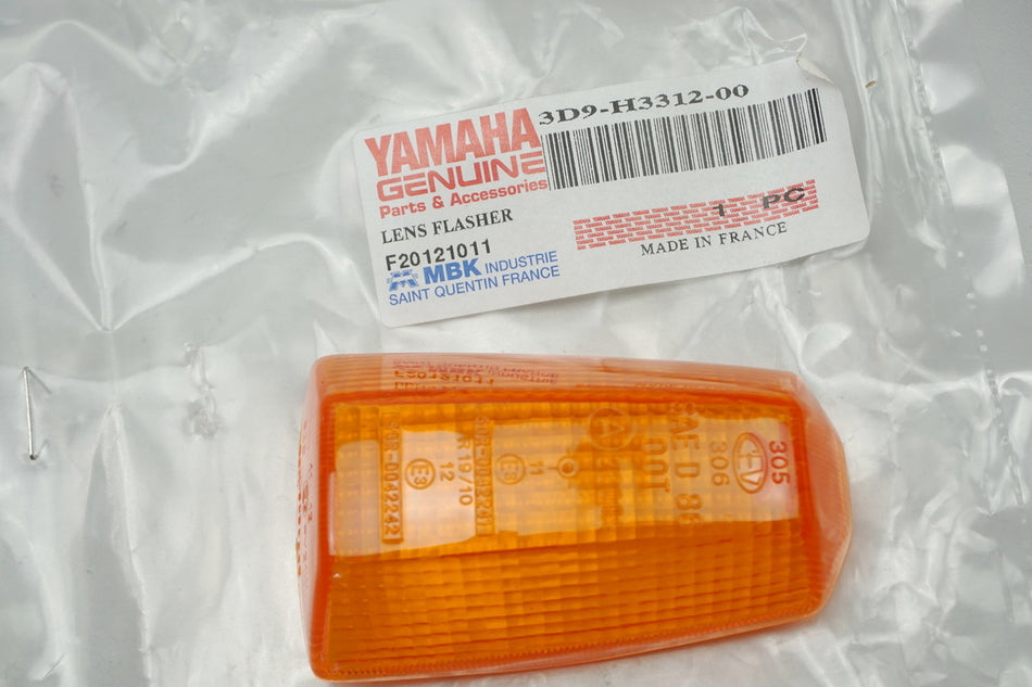 Yamaha Blinkerschutzglas Schutzglas Blinker original 3D9-H3312-00 YBR 125 - NEU