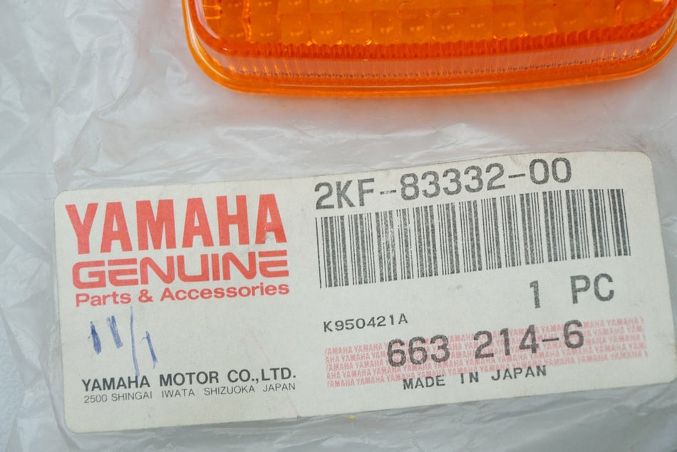 Yamaha Turn Signal Lens Protective Glass Turn Signal original 2KF-83332-00 DT TW XT - NEW