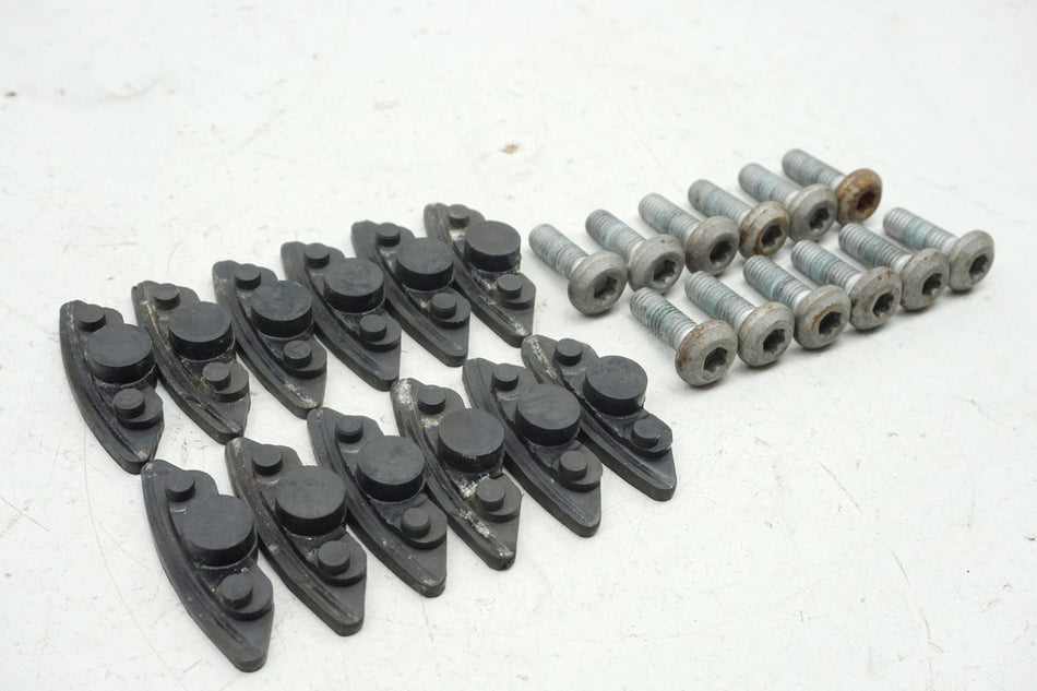 YAMAHA XV 750 4PW VIRAGO Front Brake Disc Bolts Cush Drive Rubbers