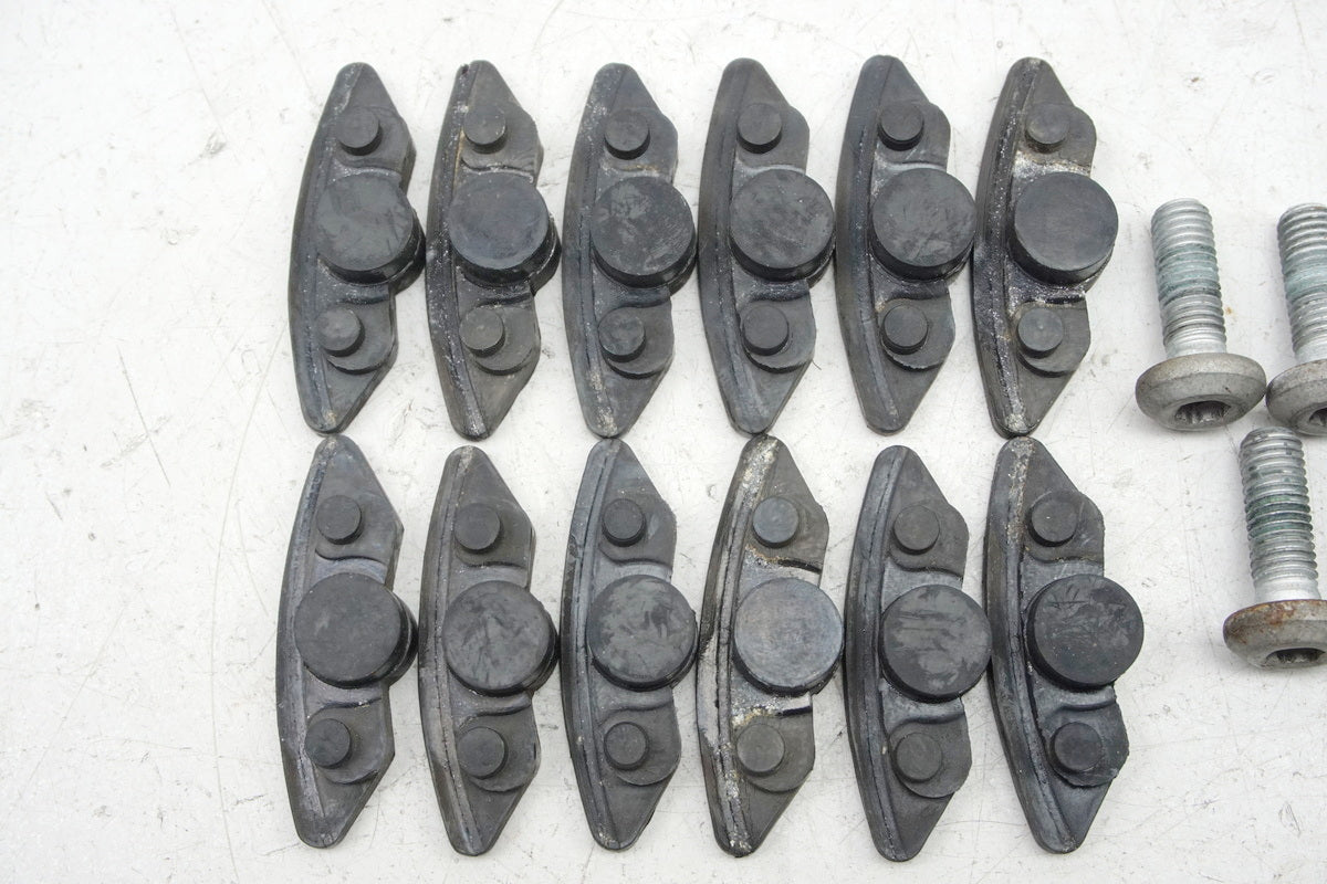 YAMAHA XV 750 4PW VIRAGO Front Brake Disc Bolts Cush Drive Rubbers