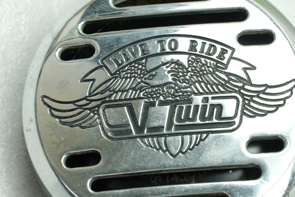 YAMAHA XV 535 VIRAGO 2YL Hupe Horn Signalhorn Abdeckung Cover Chrom Blende