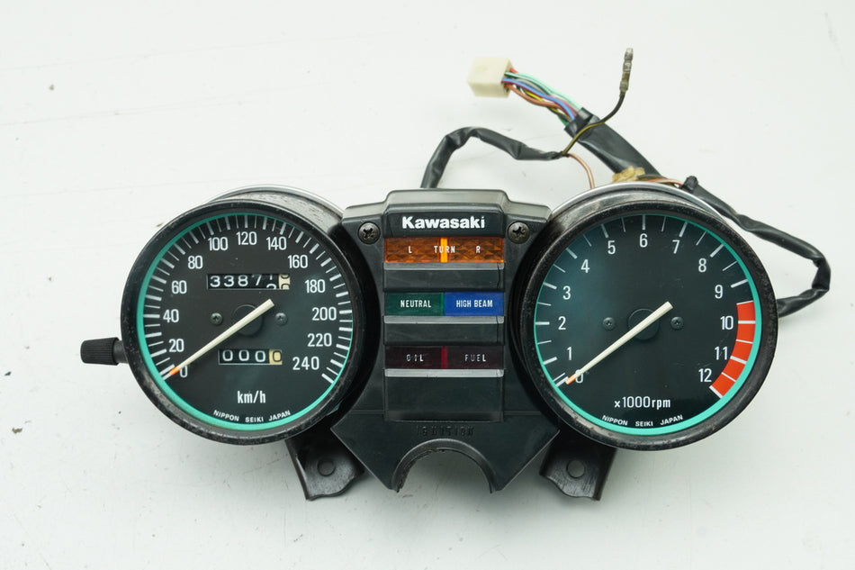 KAWASAKI Z 750 E KZ750E Tacho Cockpit Instrumente Drehzahlmesser 33872 km