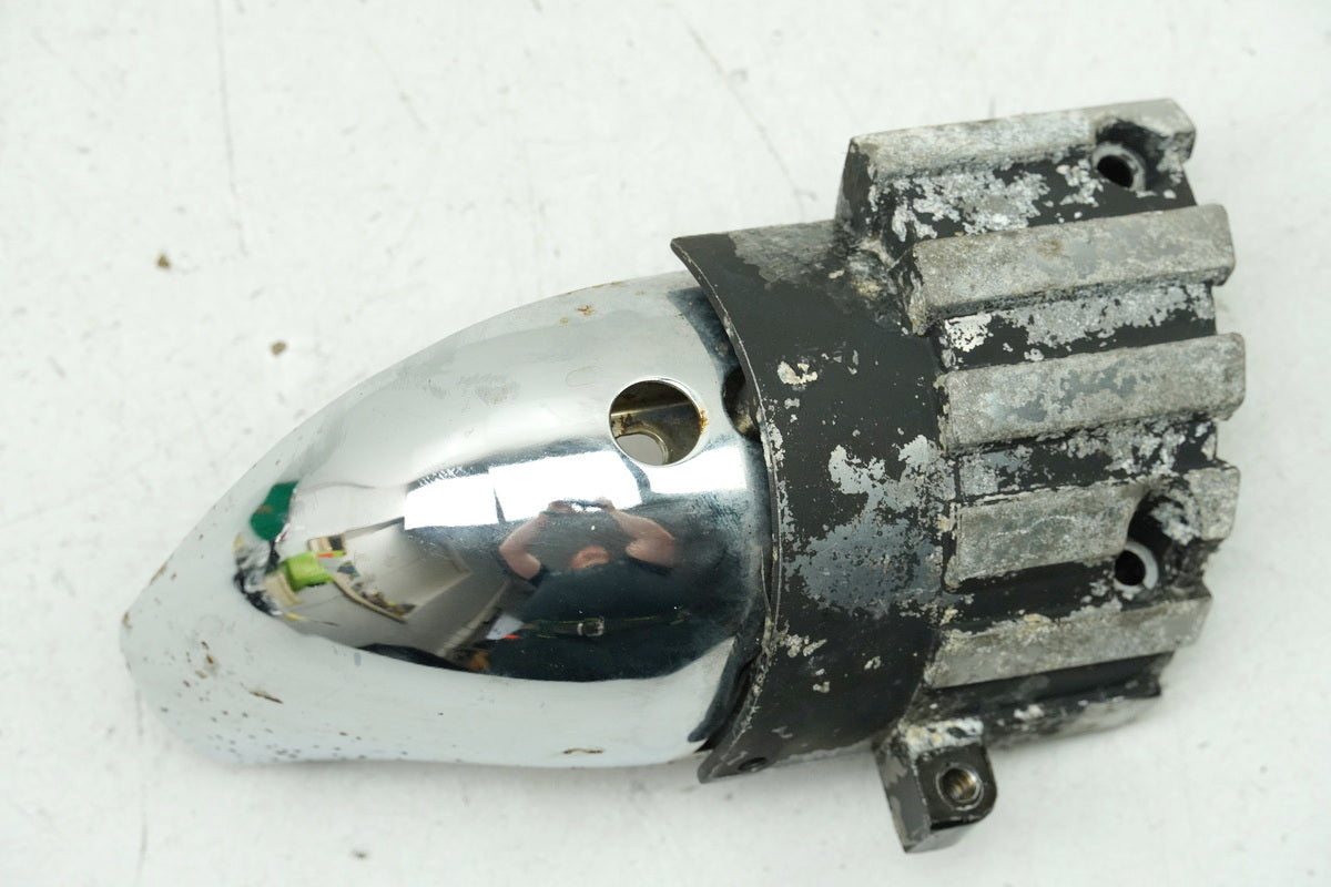 YAMAHA VMX-12 VMAX 1200 2WE Exhaust Manifold Cover Left Rear Bezel Flange Cover
