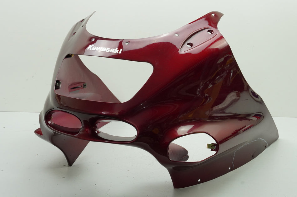KAWASAKI ZZR 1100 D ZXT10D carenado delantero cúpula máscara parte superior defectuosa