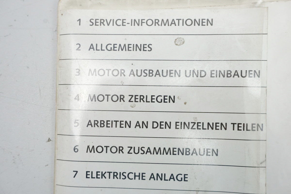 KTM 450 EXC 450 525 SX MXC Reparaturanleitung Motor Bedienungsanleitung