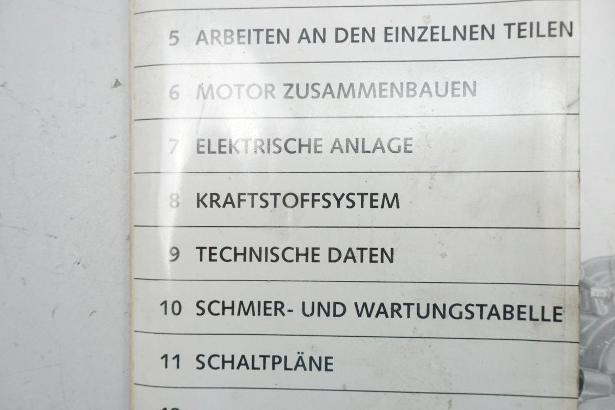 KTM 450 EXC 450 525 SX MXC Reparaturanleitung Motor Bedienungsanleitung
