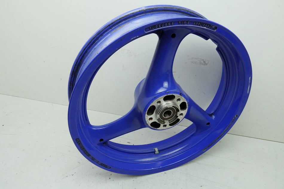 SUZUKI GSX-R 750 GR7AB - Llanta delantera Llanta rueda delantera J 17 x MT 3.50 azul