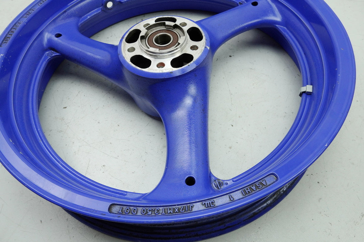 SUZUKI GSX-R 750 GR7AB - Llanta delantera Llanta rueda delantera J 17 x MT 3.50 azul