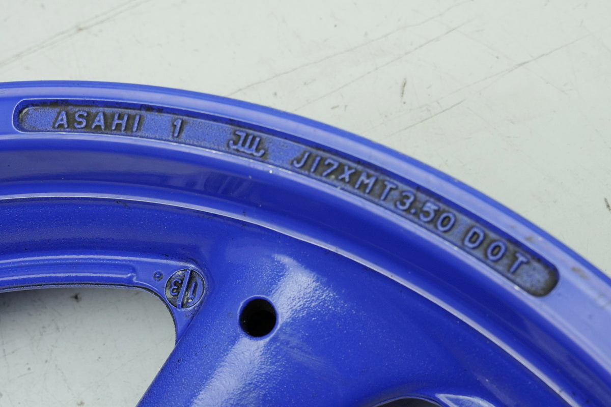 SUZUKI GSX-R 750 GR7AB - Llanta delantera Llanta rueda delantera J 17 x MT 3.50 azul