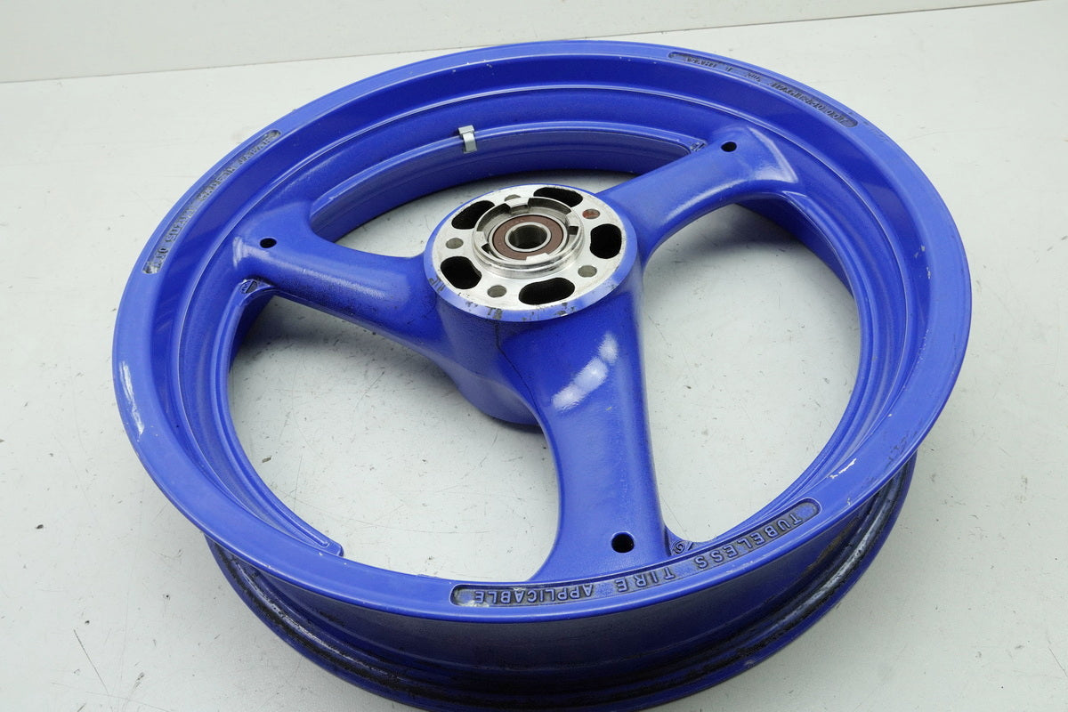 SUZUKI GSX-R 750 GR7AB - Llanta delantera Llanta rueda delantera J 17 x MT 3.50 azul