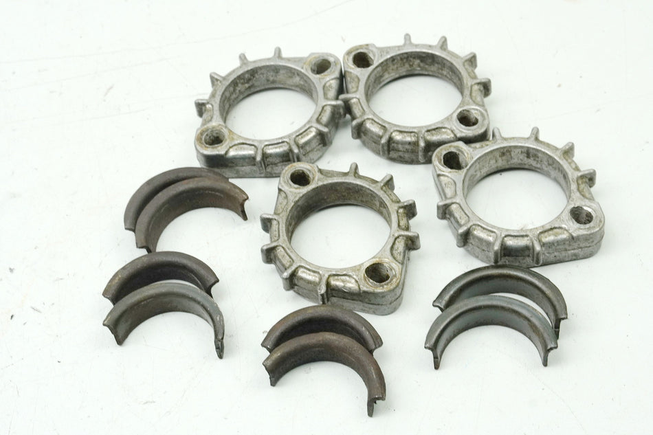 KAWASAKI Z 750 E KZ750E Halter Krümmer Schellen Halbmond Flansch Satz Kronen