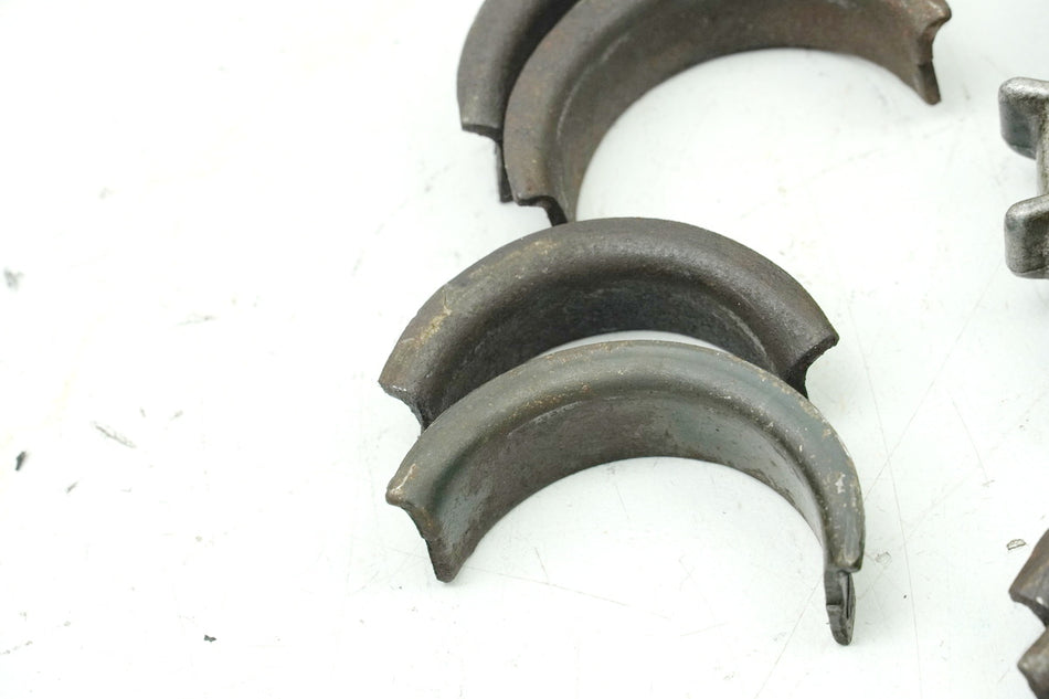 KAWASAKI Z 750 E KZ750E Halter Krümmer Schellen Halbmond Flansch Satz Kronen