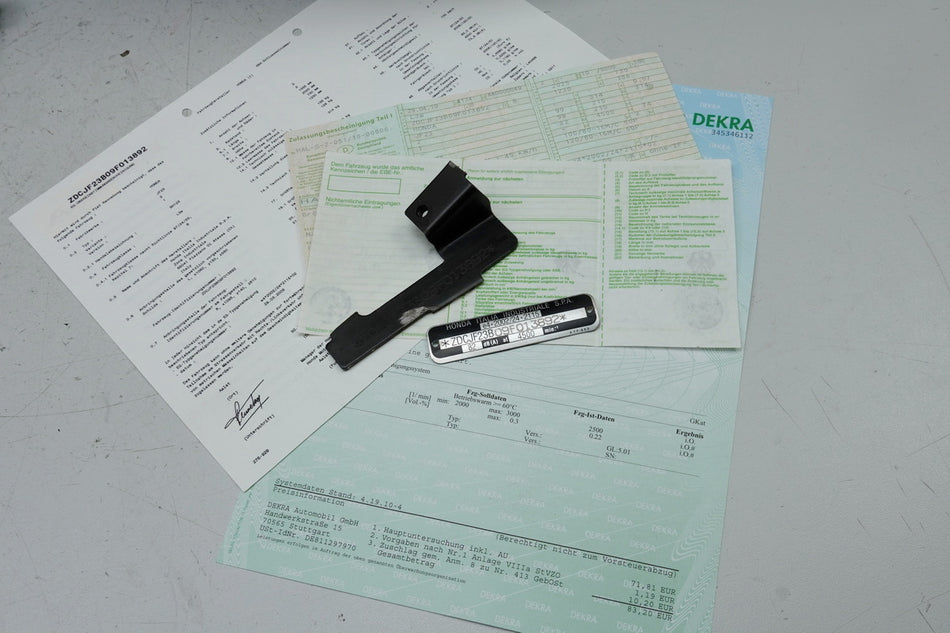HONDA SH 125 JF23 Rahmenkopf & Papiere Plakette COC Fahrzeugschein - Rahmen