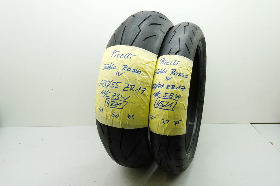 Buell XB12 Neumáticos Pirelli Diablo Rosso IV Juego de neumáticos 120/70 ZR17 + 180/55 ZR17