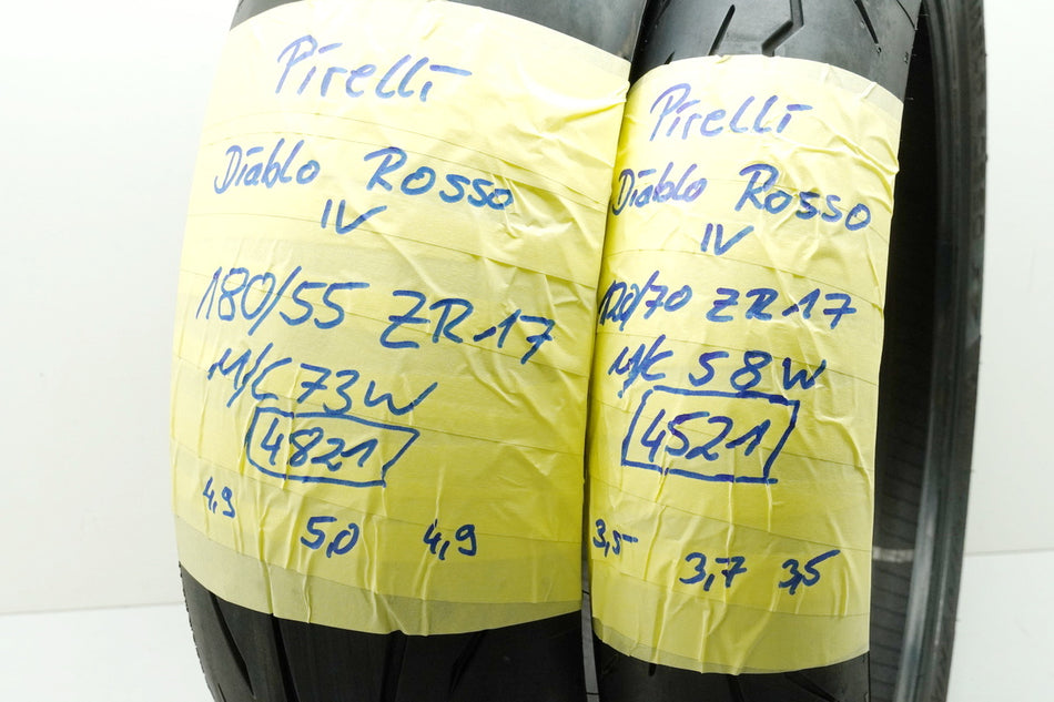 Buell XB12 Neumáticos Pirelli Diablo Rosso IV Juego de neumáticos 120/70 ZR17 + 180/55 ZR17