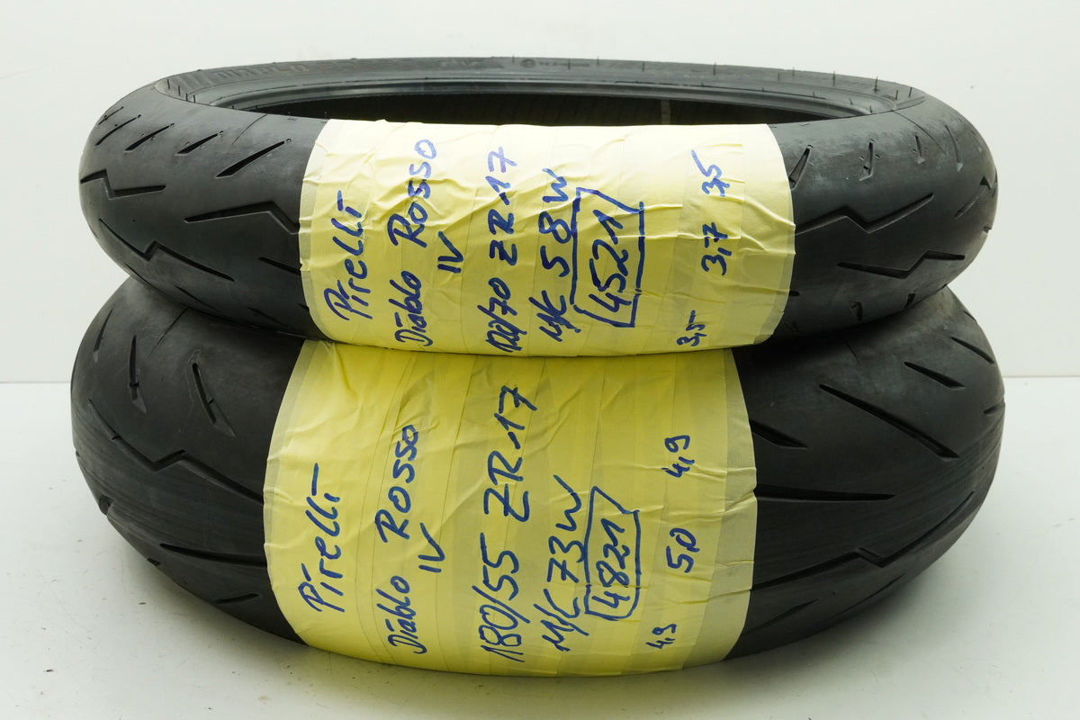 Buell XB12 Neumáticos Pirelli Diablo Rosso IV Juego de neumáticos 120/70 ZR17 + 180/55 ZR17