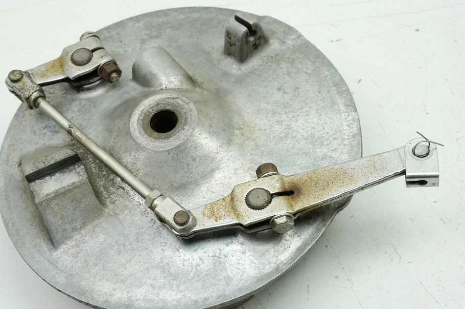 YAMAHA DS7 250 Tambor de freno delantero Plato de leva del freno Transmisión de velocímetro Caracol de velocímetro para llanta