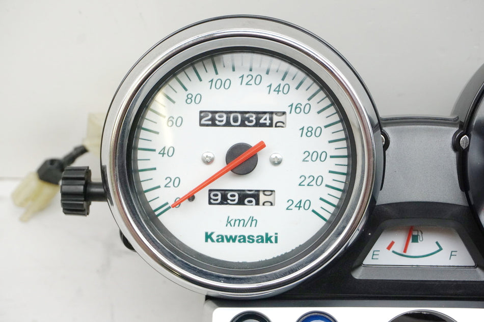 KAWASAKI ZR7 ZR750F Cuentakilómetros Salpicadero Instrumento Tacómetro Velocímetro 29034 km