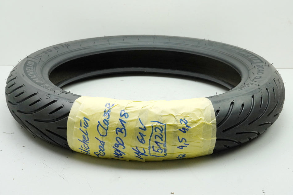 Michelin Road Classic 110/ 90 B 18 MC 61V Neumático delantero - estado como nuevo