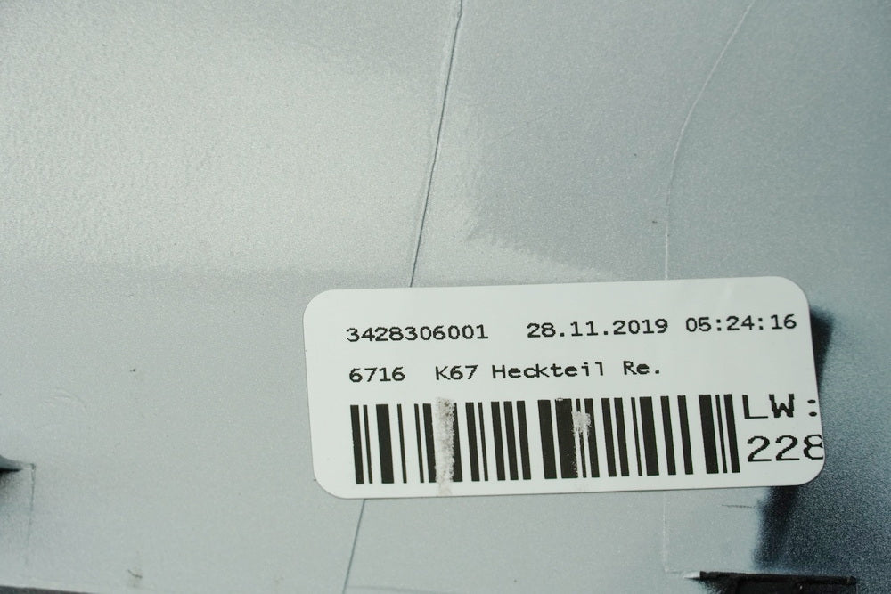 BMW S 1000 RR K67 - Heckverkleidung rechts Abdeckung Seitenteil Cover silber