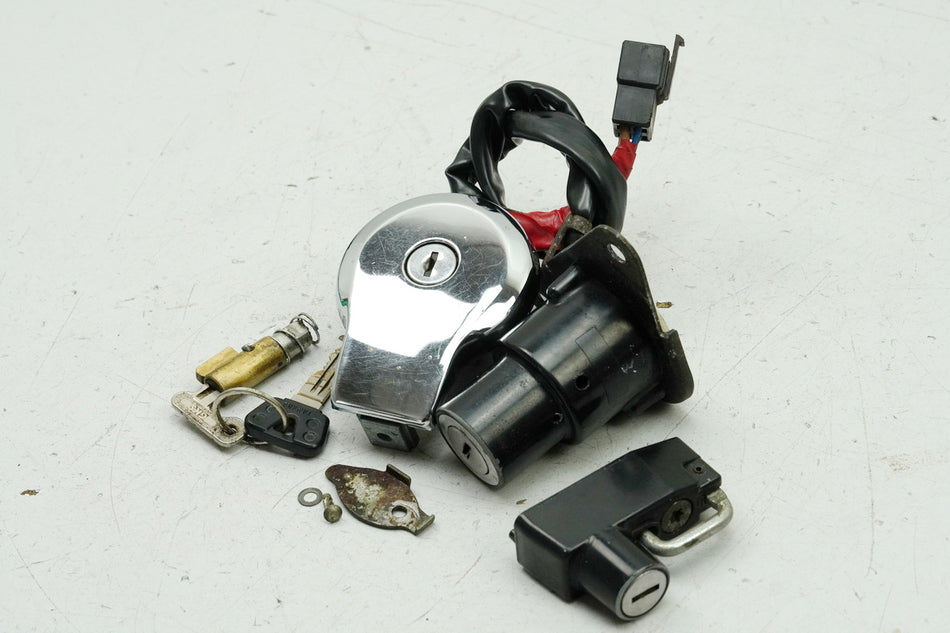 YAMAHA XV 125 VIRAGO 5AJ Kit de cerraduras, cerradura de encendido, tapa de depósito original