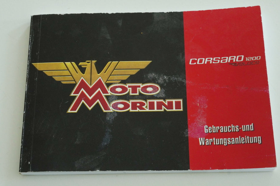 MOTO MORINI CORSARO 1200 Manual de instrucciones Manual de mantenimiento