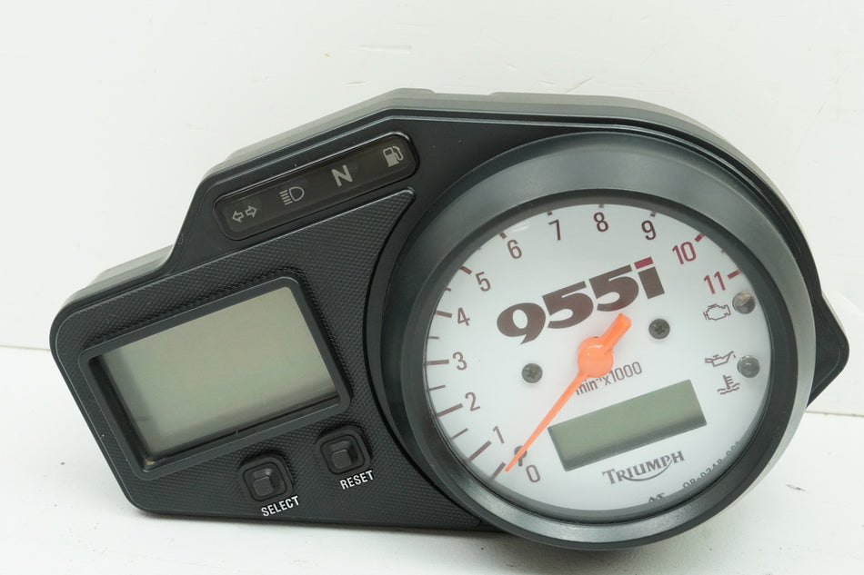 TRIUMPH SPEED TRIPLE 955 i 595 N Tacho Cockpit Instrumente Speedometer 45573 mls