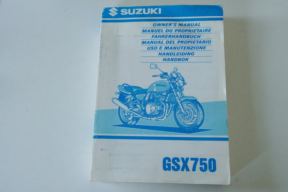 SUZUKI GSX 750 AE INAZUMA Manual del conductor Manual de instrucciones original