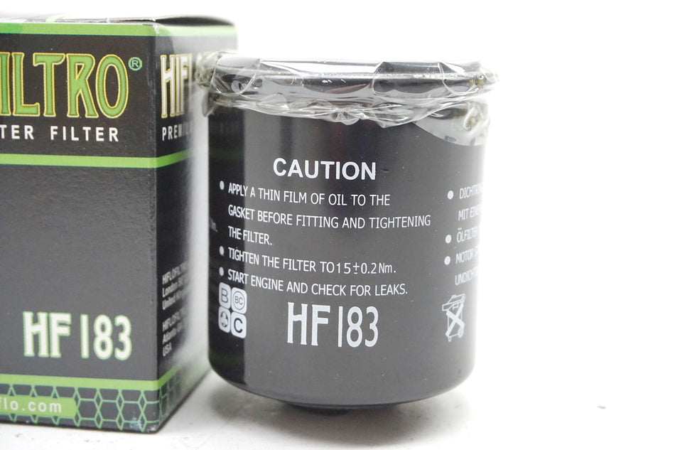 Hiflo Oil Filter HF183 Oil Filter Aprilia Derbi Gilera Piaggio Peugeot - NEW