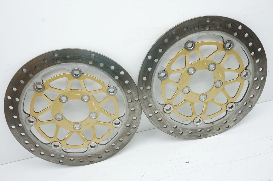 KAWASAKI ZR7 ZR750F Discos de freno delanteros par Yutaka Brake Disc 4,286 mm