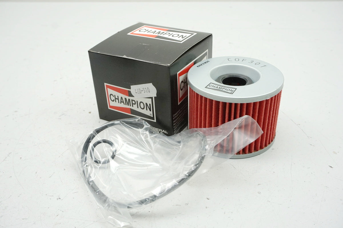 Champion Filtro de aceite COF301 Filtro de aceite Honda Kawasaki Triumph Yamaha - NUEVO