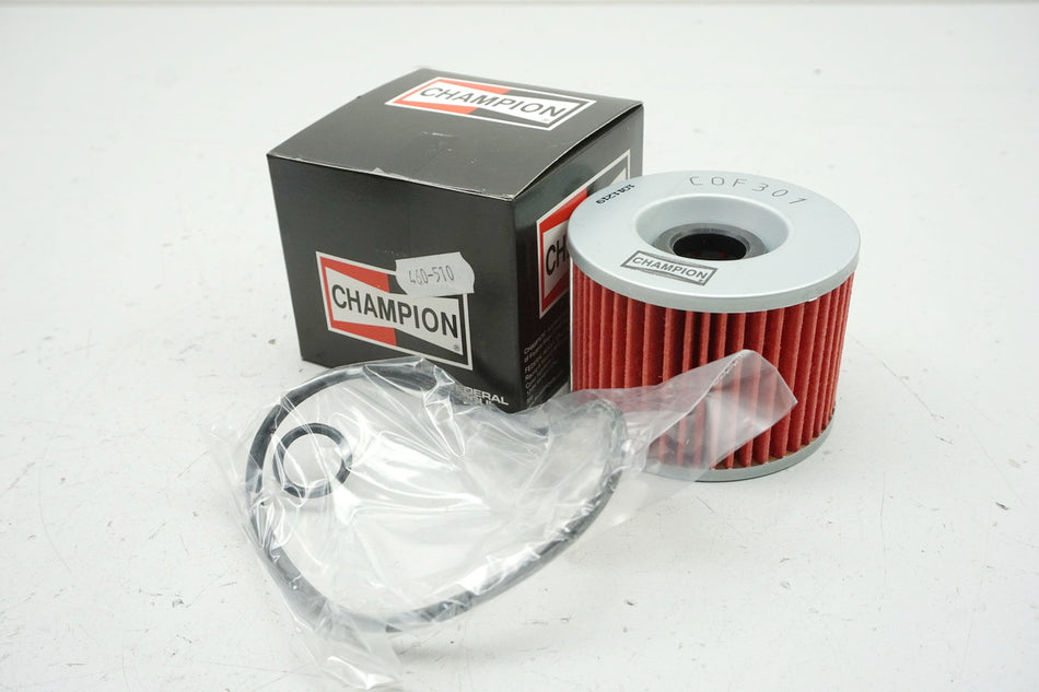 Champion Filtro de aceite COF301 Filtro de aceite Honda Kawasaki Triumph Yamaha - NUEVO