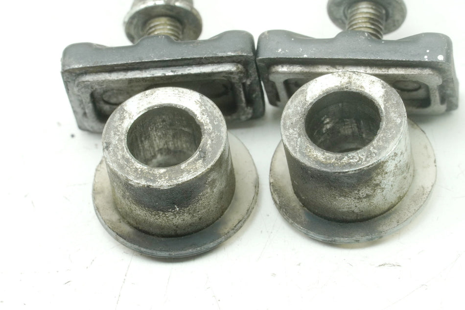 SUZUKI RG 125 NF12B GAMMA Chain Adjuster Left & Right for Swingarm Rim