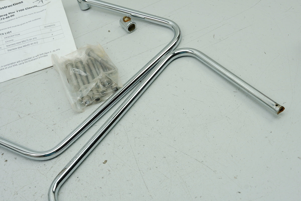 YAMAHA XVS 1100 VP05 CLASSIC DRAG STAR SEPARADOR SOPORTE ALFORJAS FEHLING