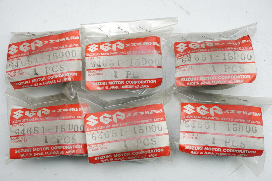 Suzuki Amortiguadores de Goma Juego 6 piezas original 64651-15D00 DR250 DR350 - NUEVO
