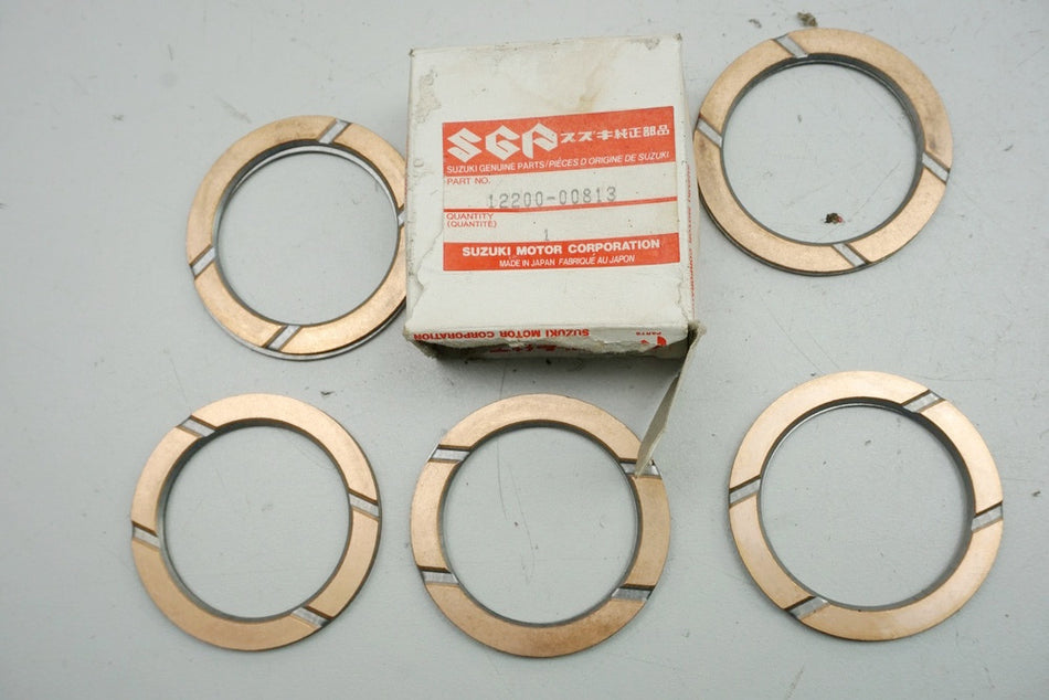 Suzuki Crankshaft Spacers 5 pieces original 12200-00813 VS TL - NEW